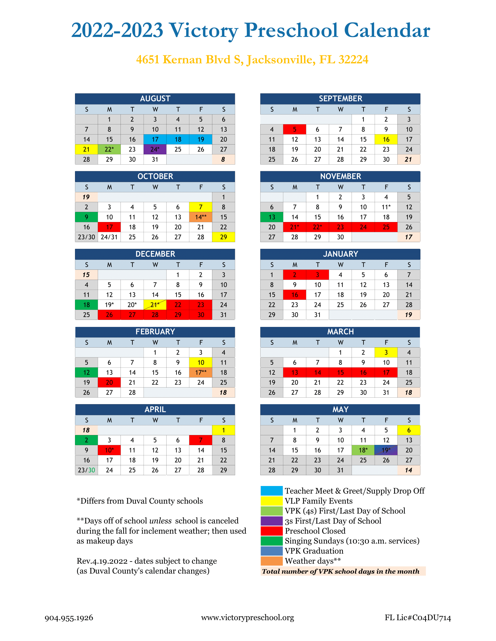 Calendar 20202021